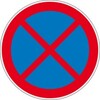 Pictogram 226 - rond - "Absoluut verboden te stoppen"